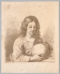 Salvator Mundi, con un globo e una croce