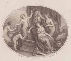 Le Grazie incoronano il busto di Raffaello, 28 luglio 1788