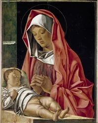 La Vergine che adora il Bambino