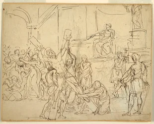 Disegno, Martirio di Sant