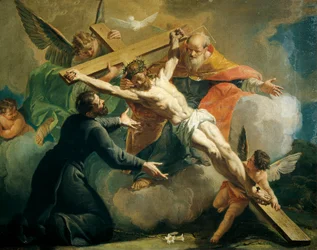 Crocifissione con Dio Padre e Sant