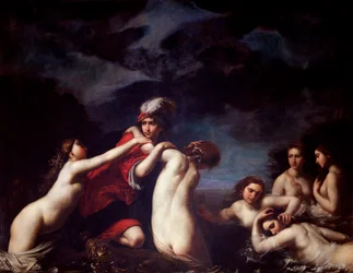 Ila e le Ninfe Dipinto di Francesco Furini (1604-1646) Firenze, Palazzo Pitti