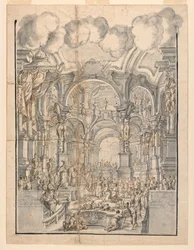 Una scena di corte