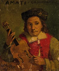 Ritratto di Nicola Amati 1596-1684, fine del XVII secolo