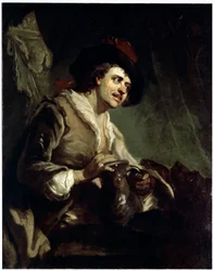 Uomo con una brocca, XVIII secolo
