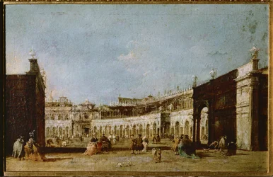 Piazza San Marco, Venezia, Italia (olio su tela)