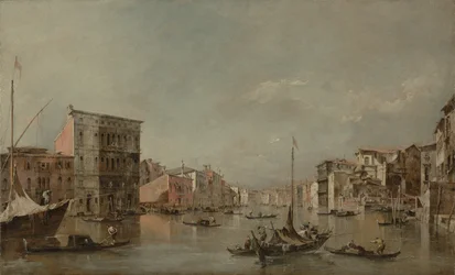 Il Canal Grande a Venezia con Palazzo Bembo, c.1768