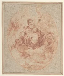 La Vergine e il Bambino che tengono scapolari, 1712-93