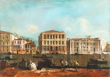 Venezia: Il Canal Grande con Palazzo Pesaro