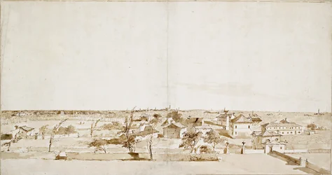 Vista sul giardino della Villa Loredan, metà XVIII secolo