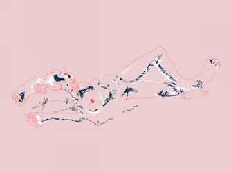 Ragazza sdraiata