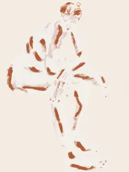 Nudo tranquillo e contemplativo
