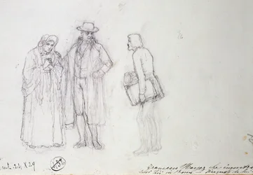 Francesco Hayez incontra suo zio e sua zia a Roma