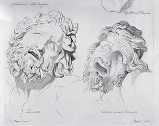 Teste di Laocoonte e Centauro morente di Canova