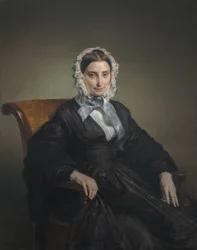 Ritratto di Teresa Manzoni Borri Stampa