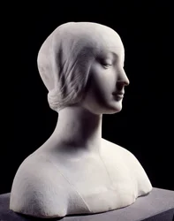 Busto di una giovane donna chiamata Beatrice d