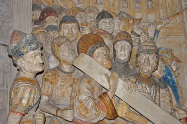 Francia, Avignone, Palazzo dei Papi, scultura in marmo della via crucis dal Convento Celestino di Avignone di Francesco Laurana (commissionato 1478)