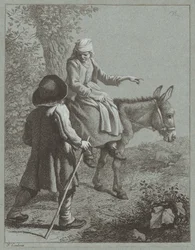 Ragazzo e ragazza con un asino, 1764