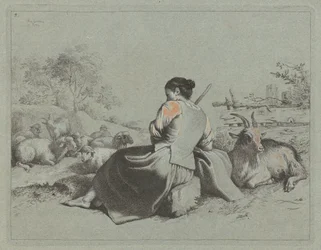Pastorella seduta, 1762