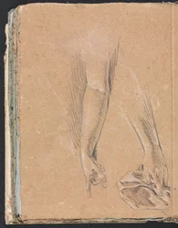 Verona Sketchbook: Braccia e mani con drappeggio (pagina 78)