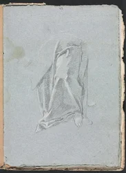 Verona Sketchbook: Drappeggio con piede pagina 83, 1760