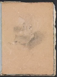Verona Sketchbook: Profilo femminile, pagina 65