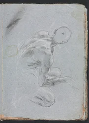 Verona Sketchbook: Nudo maschile di schiena (pagina 9)