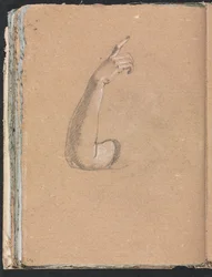 Verona Sketchbook: Braccio e mano destra (pagina 66)