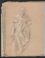 Taccuino di Verona: Monaco in piedi pagina 52, 1760