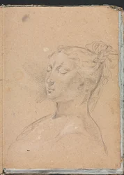 Taccuino di Verona: Donna con occhi chiusi pagina 15, 1760