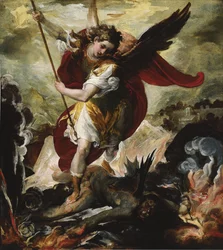 San Michele sconfigge Satana