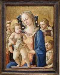 1455 Pesellino Madonna con Bambino e San Giovanni Toledo