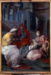 La Sacra Famiglia con San Giovanni Battista e Sant