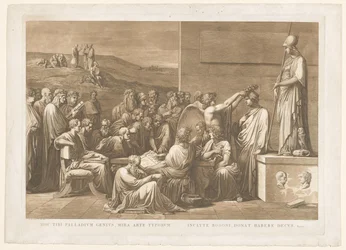 Glorificazione allegorica del tipografo Giovanni Battista Bodoni