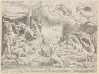 Apollo e Diana uccidono i figli di Niobe