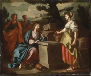 Cristo e la donna di Samaria al pozzo
