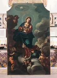 Immacolata Concezione, attribuito a Francesco Solimena (1657-1747), Cattedrale di San Pardo, Larino, Molise, Italia