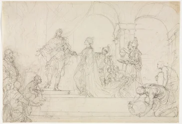 Incontro di Salomone e la Regina di Saba