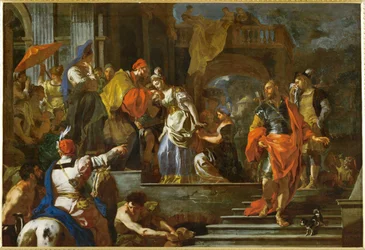 La partenza di Rebecca (dipinto su tela)
