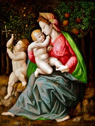 Vergine e Bambino con il piccolo San Giovanni