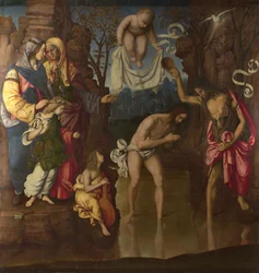 Il Battesimo di Cristo, 1514