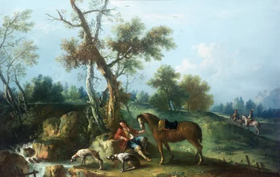 Il riposo del cacciatore, XVIII secolo