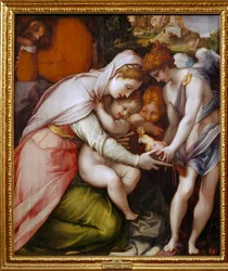 Madonna con Bambino e due angeli