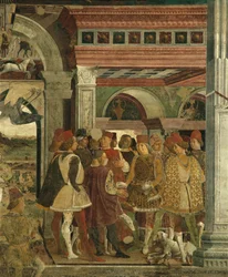 Allegoria di aprile: Gare di caccia, Borso d