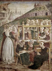 Allegoria del mese di marzo (dettaglio)