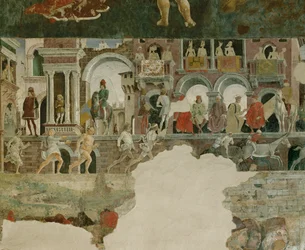 Sala dei Mesi: Aprile (affresco)