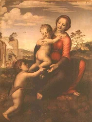 Madonna del Pozzo o Madonna e Bambino con il giovane San Giovanni Battista