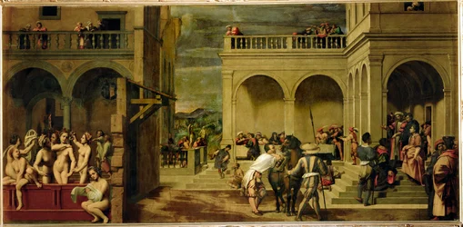 La lettera di Uria (dipinto su legno di pioppo)