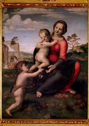 Vergine con bambino e San Giovanni Battista