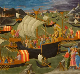 Re Melchiorre in viaggio verso la Terra Santa
